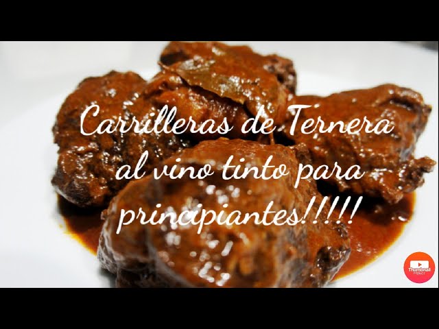 carrilleras de ternera al vino tinto en olla rapida