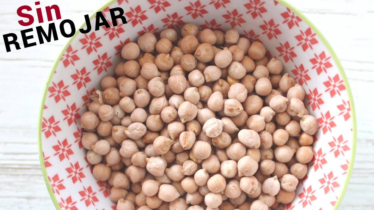 cocer garbanzos sin remojo en olla express