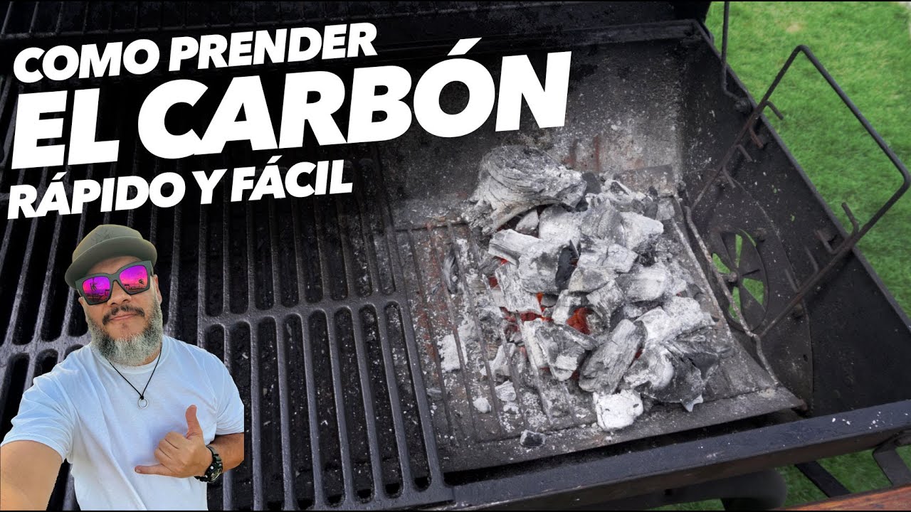 como encender una barbacoa con carbon y pastillas