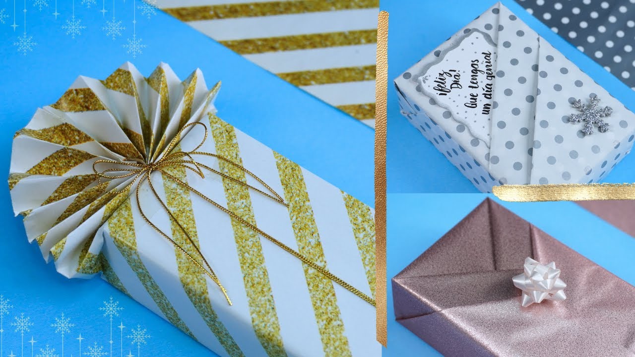 como envolver un cuadro para regalo