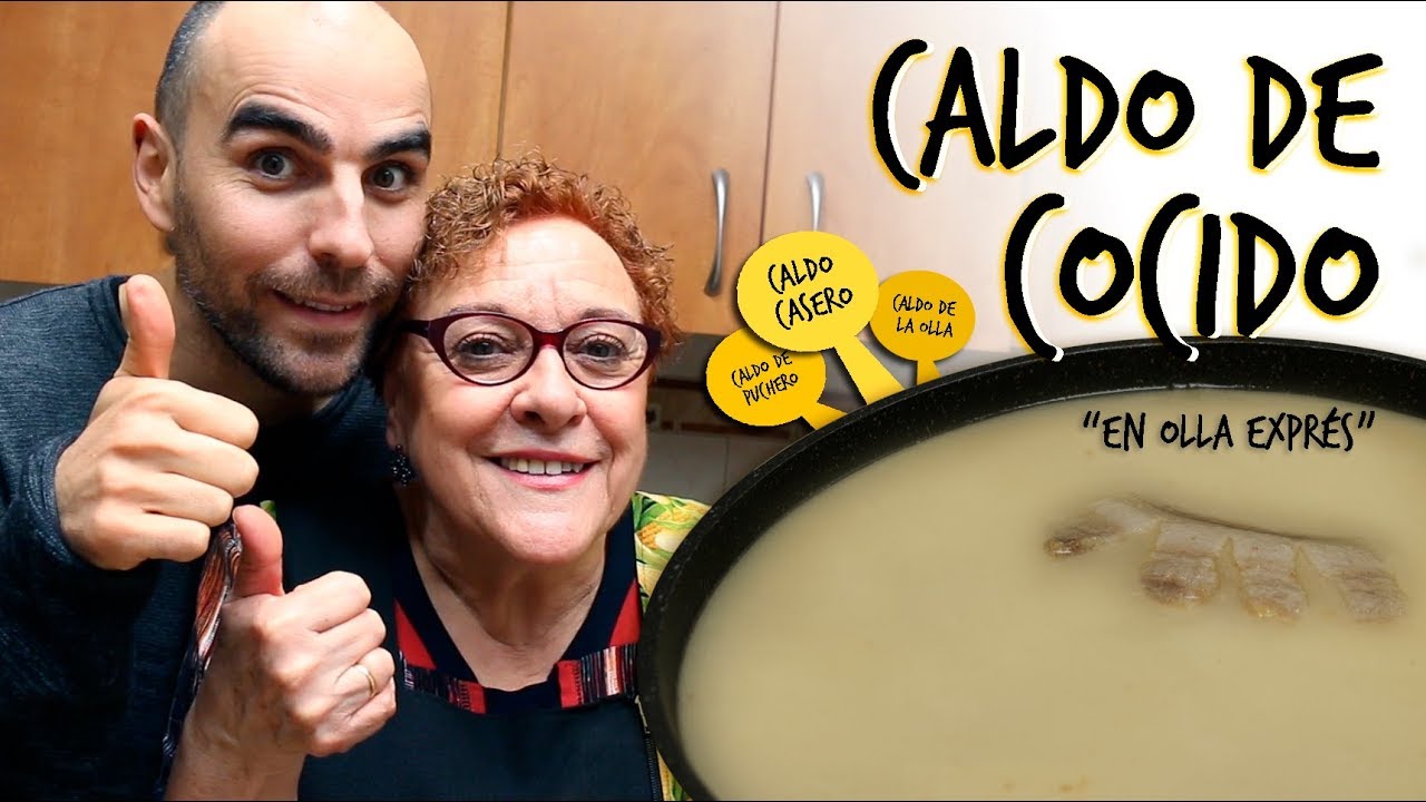 como poner blanco el caldo de cocido