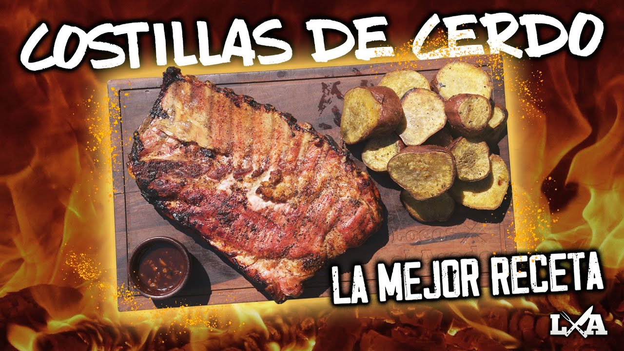 costillar de cerdo a la brasa