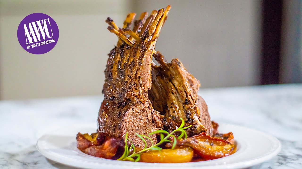 costillas de cordero al horno jugoso