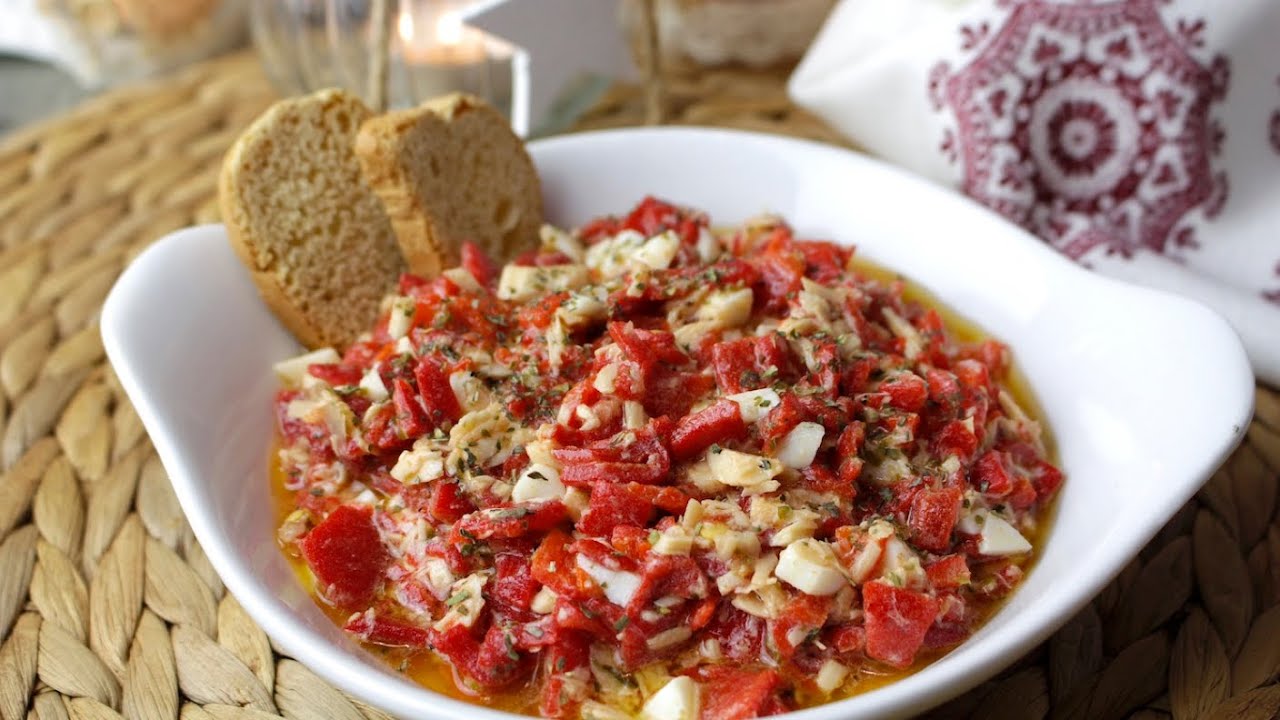 ensalada de pimientos del piquillo y ventresca