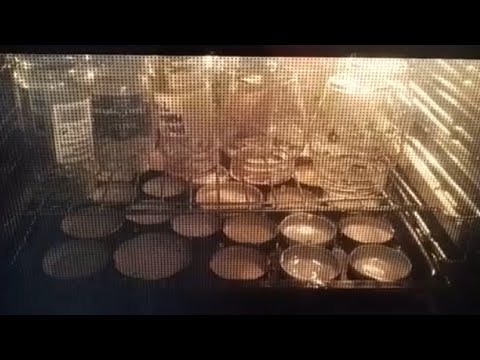 esterilizar botes de cristal en el horno