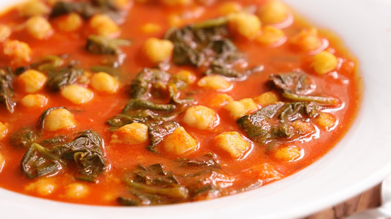 garbanzos con espinacas de bote hacendado