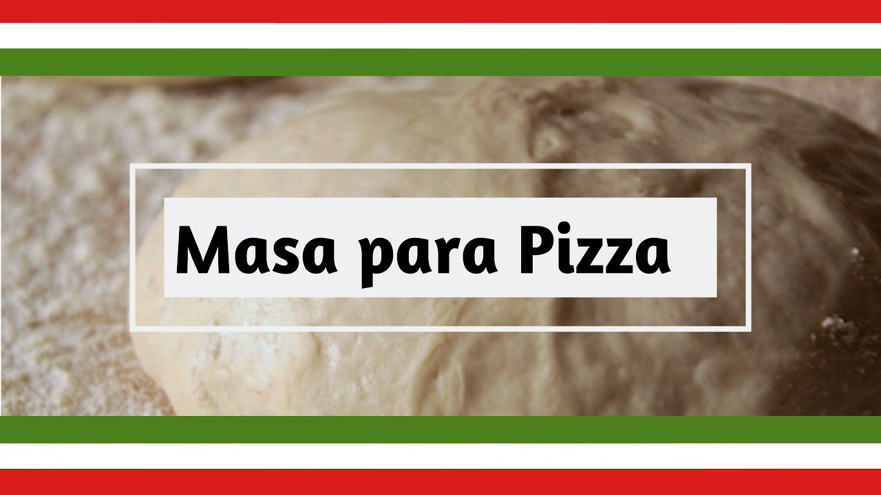 masa de pizza con harina de trigo y levadura royal