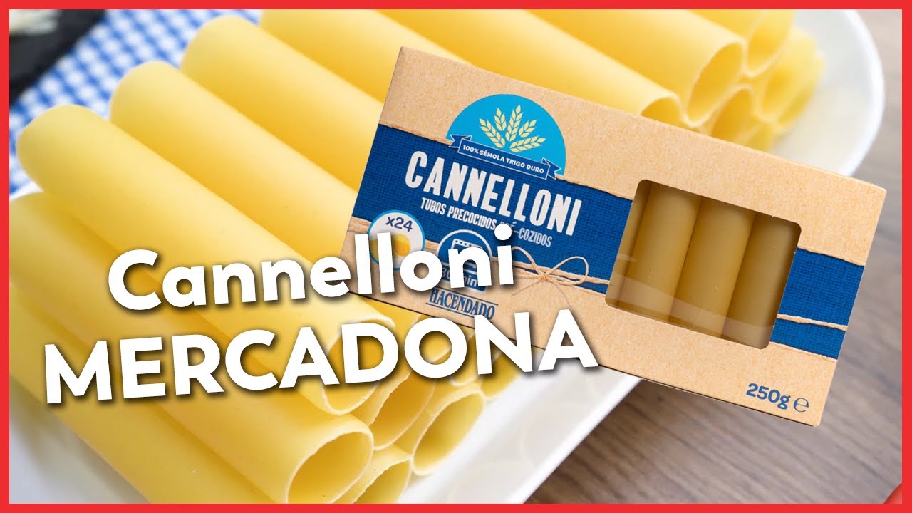 pasta de canelones en tubo mercadona