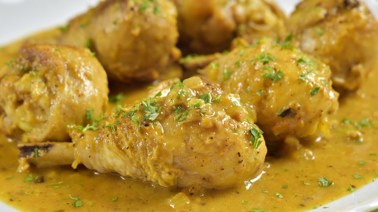 pechugas de pollo con salsa de almendras