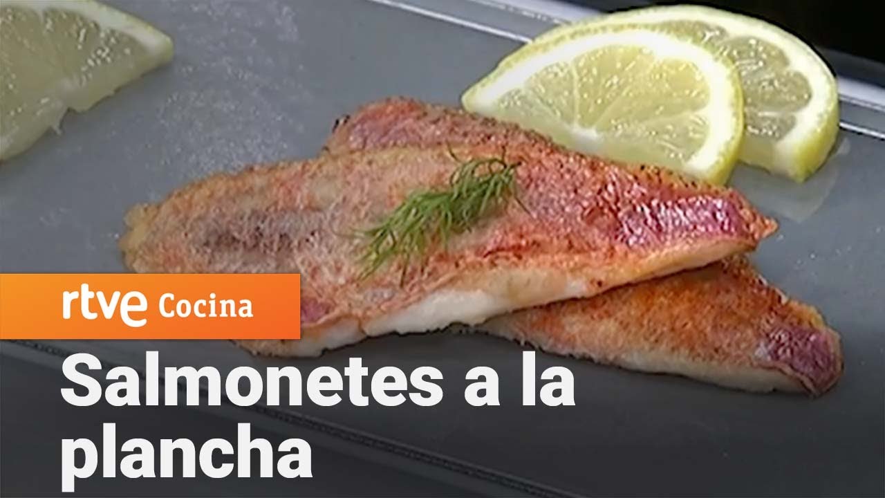 receta de salmonetes a la plancha