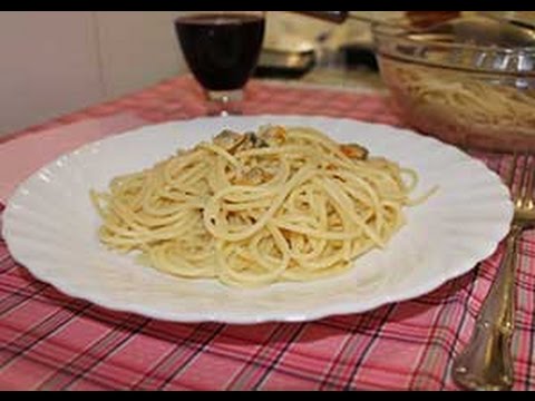 receta espaguetis con berberechos de lata