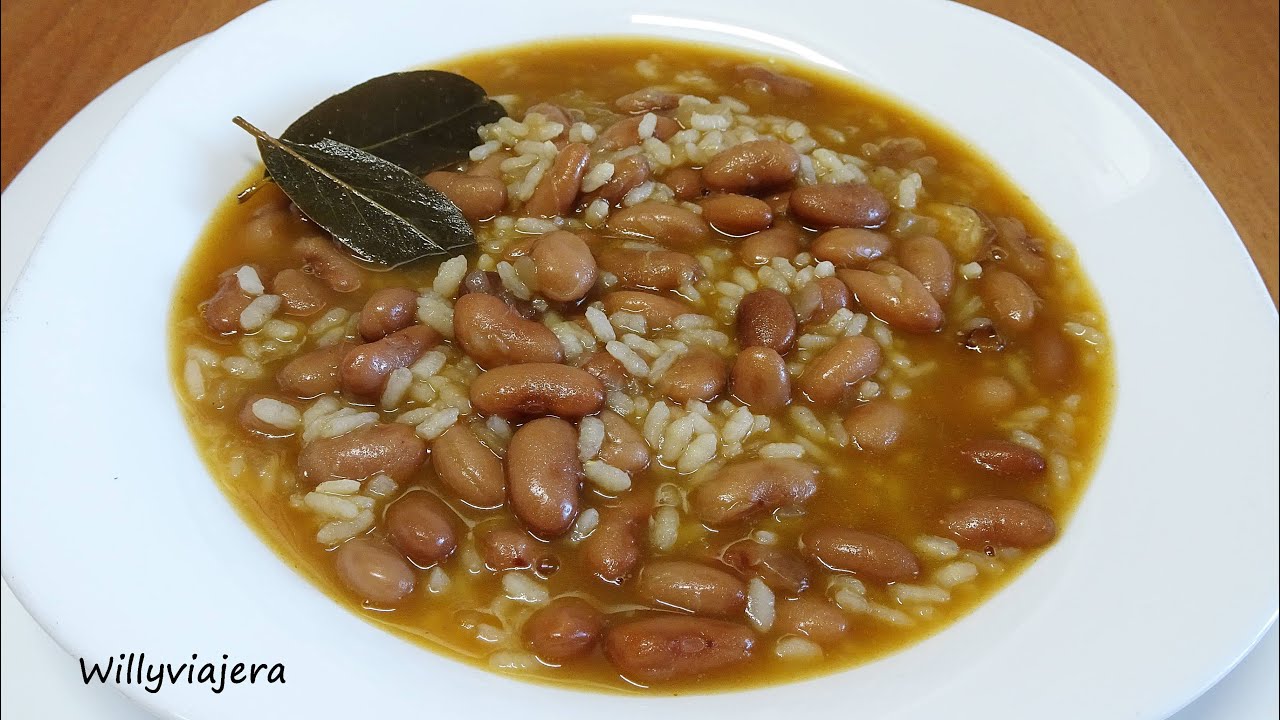 recetas de judias pintas con arroz