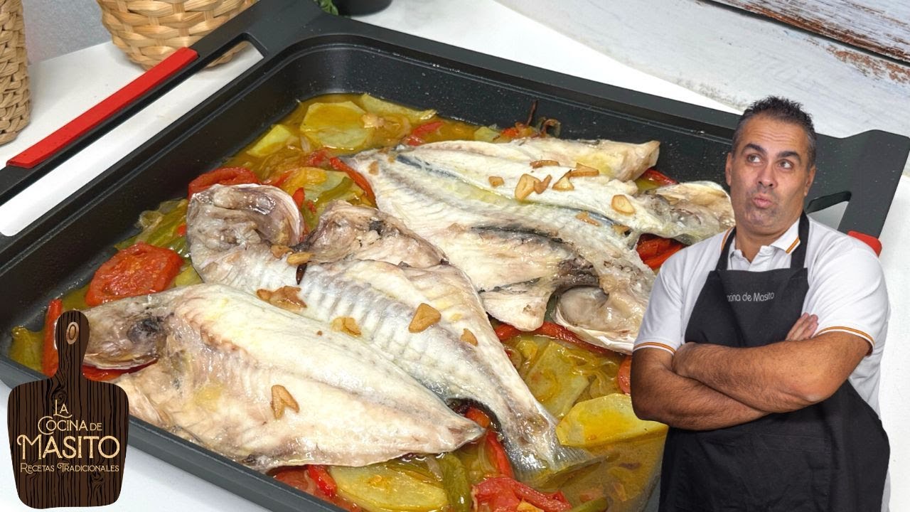 recetas dorada al horno con verduras