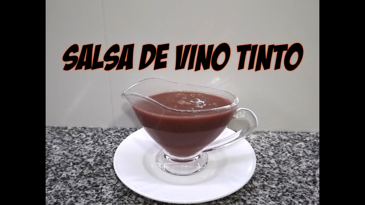 salsa de vino tinto para solomillo