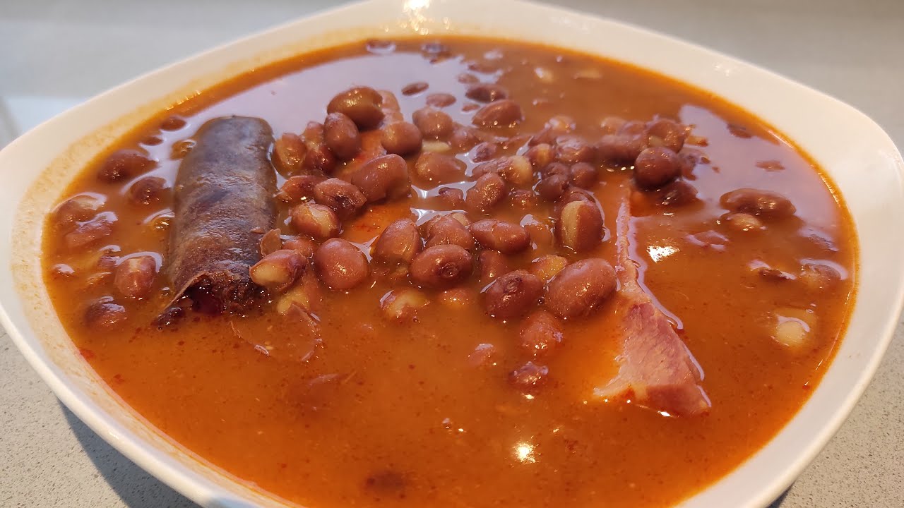sofrito para alubias rojas de bote