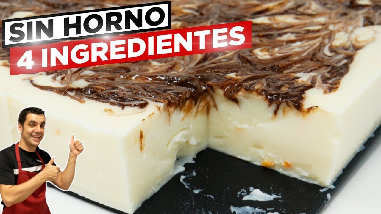 tarta de yogur y leche condensada sin horno