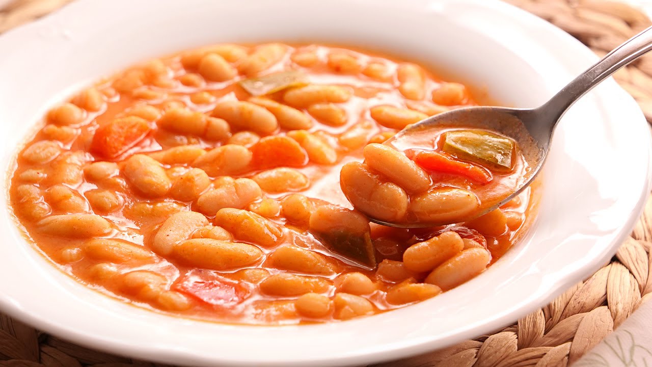 verdinas con verduras en olla rápida