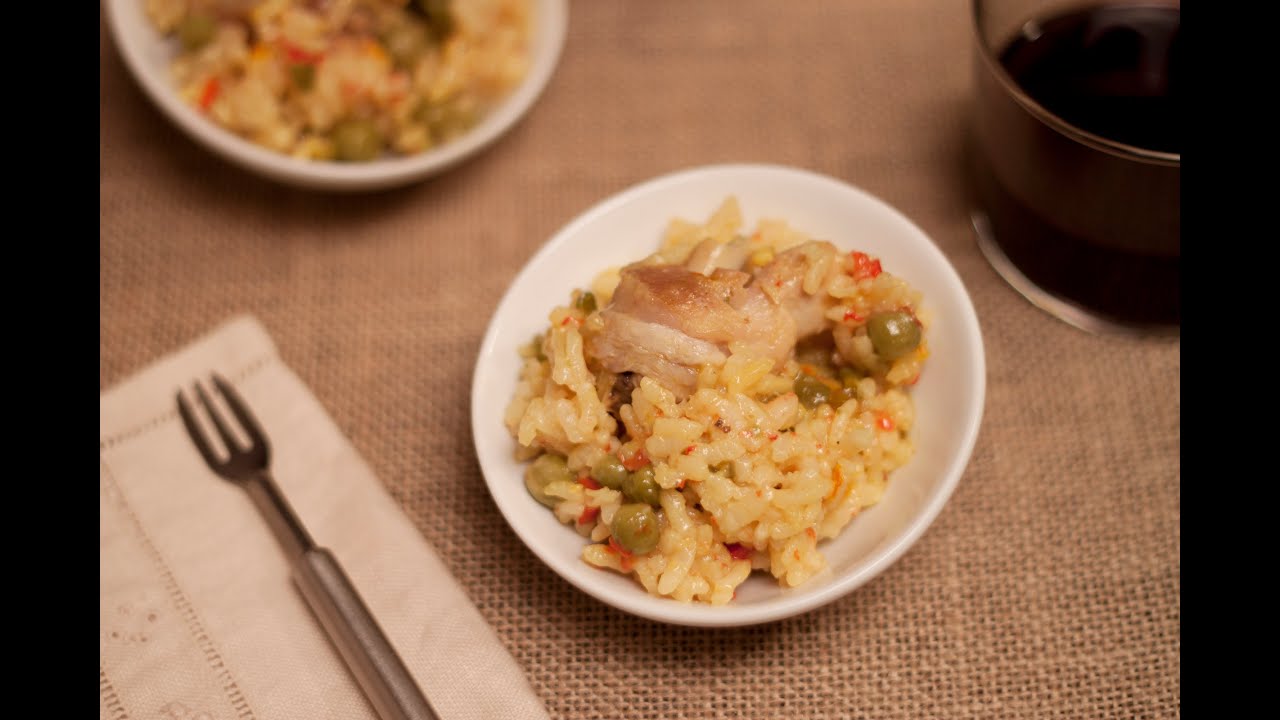 arroz con pollo olla express arguiñano
