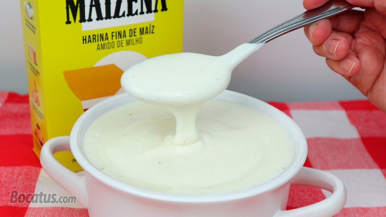 bechamel sin harina y sin maicena