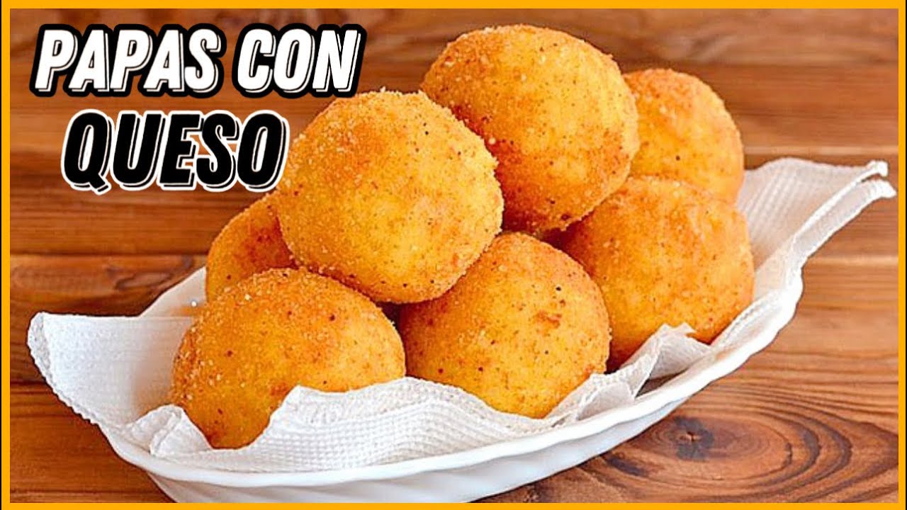 bolas de patata rellenas de queso