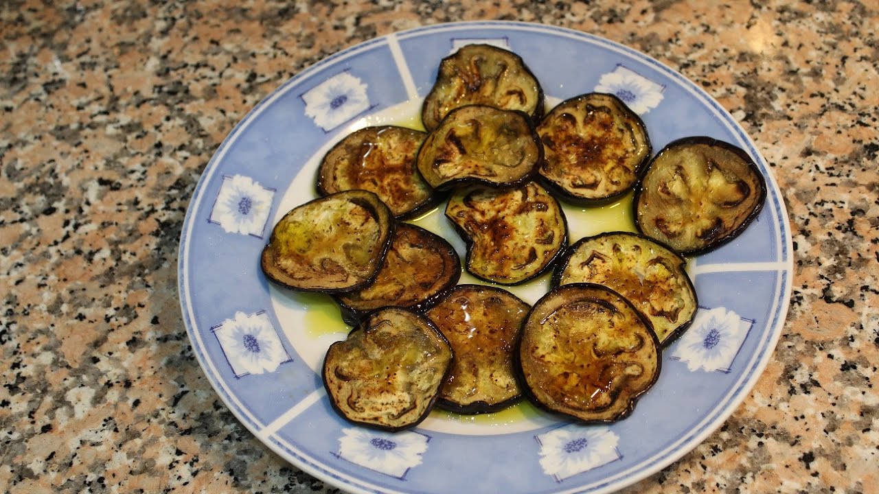 calabacin y berenjena a la plancha