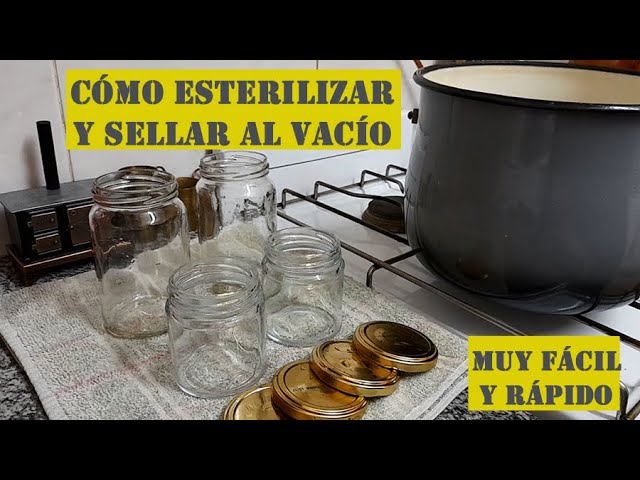 cerrar botes al vacio baño maria