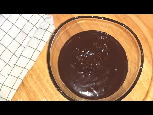 cobertura de chocolate para tartas sin nata