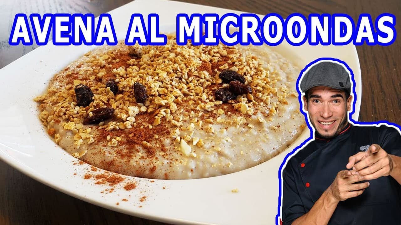 como preparar avena para el desayuno microondas