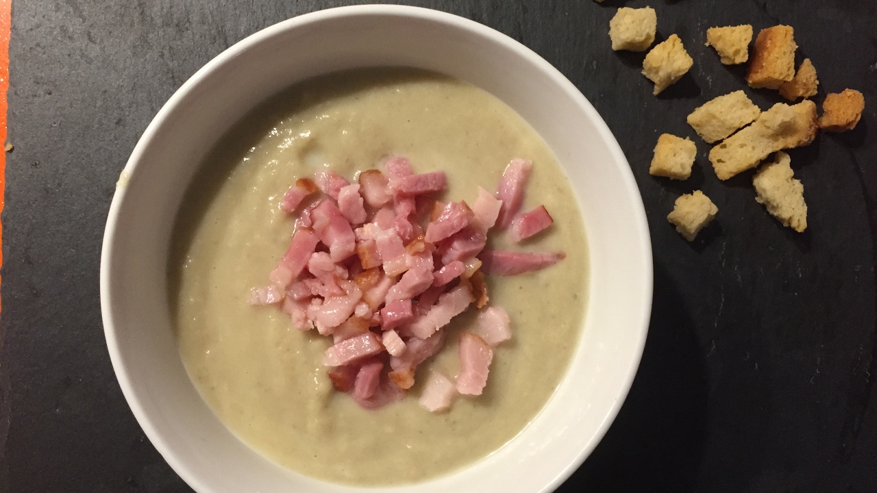 crema de champiñones puerros y patatas