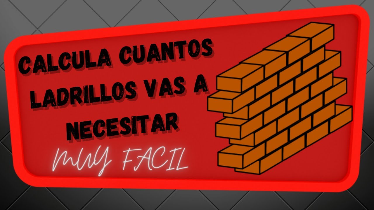 cuantos ladrillos necesito para 1 metro cuadrado