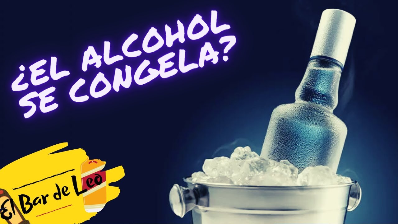 porque no se congela el alcohol