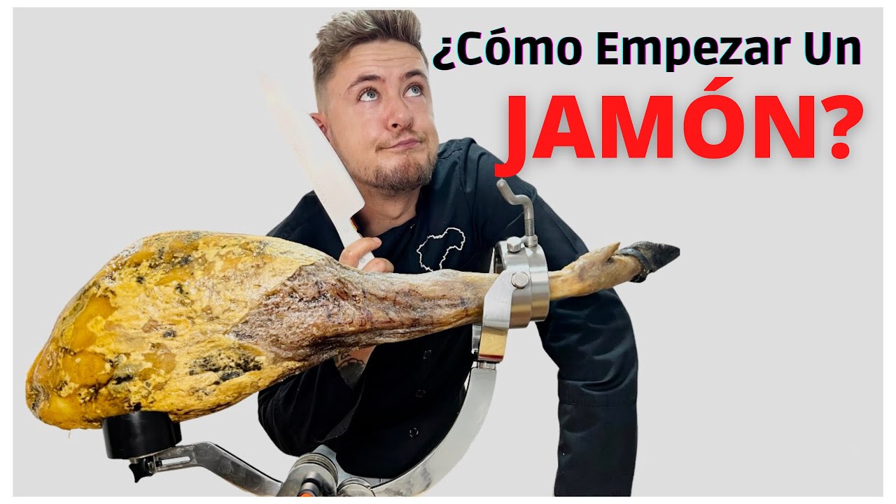 posicion del jamon en el jamonero
