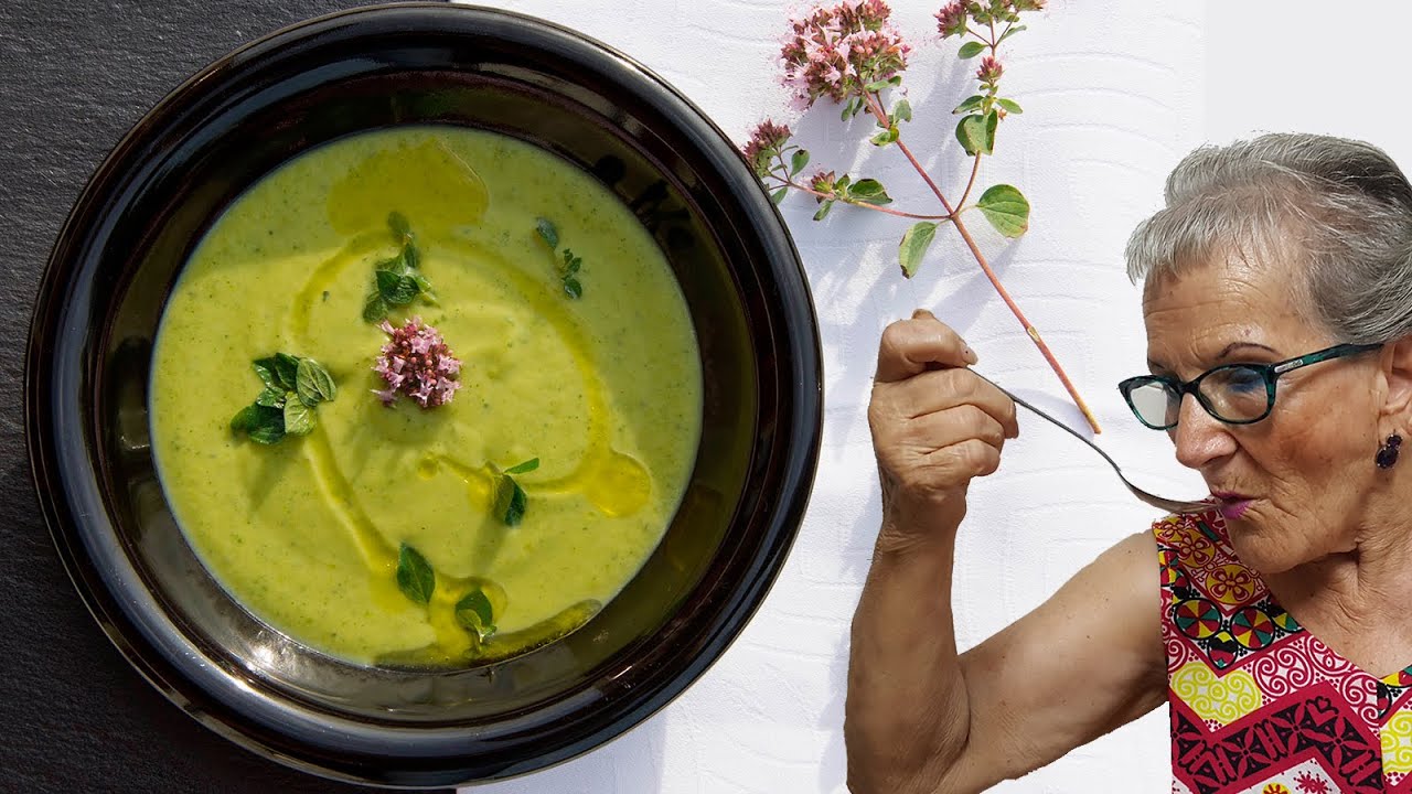 puré de calabacín de la abuela