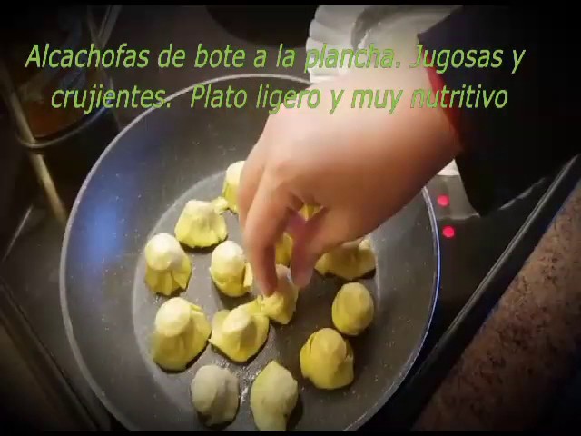 receta alcachofas de bote a la plancha