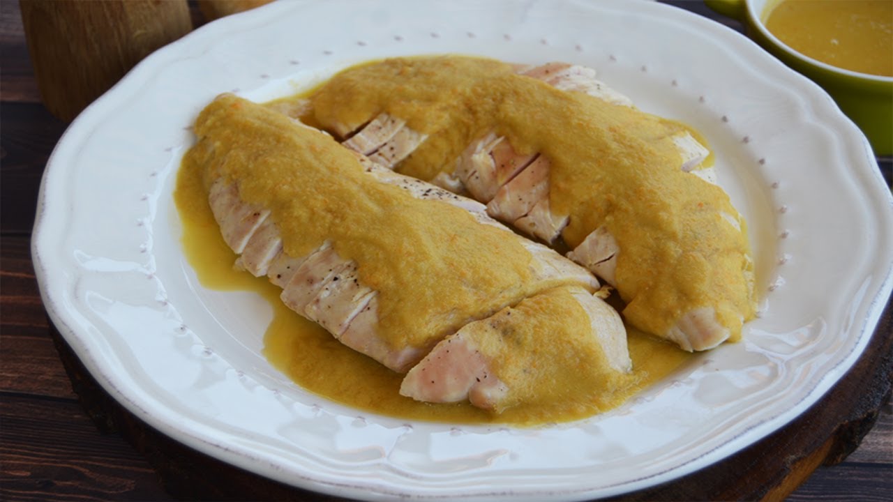 solomillo de pavo en salsa de manzana