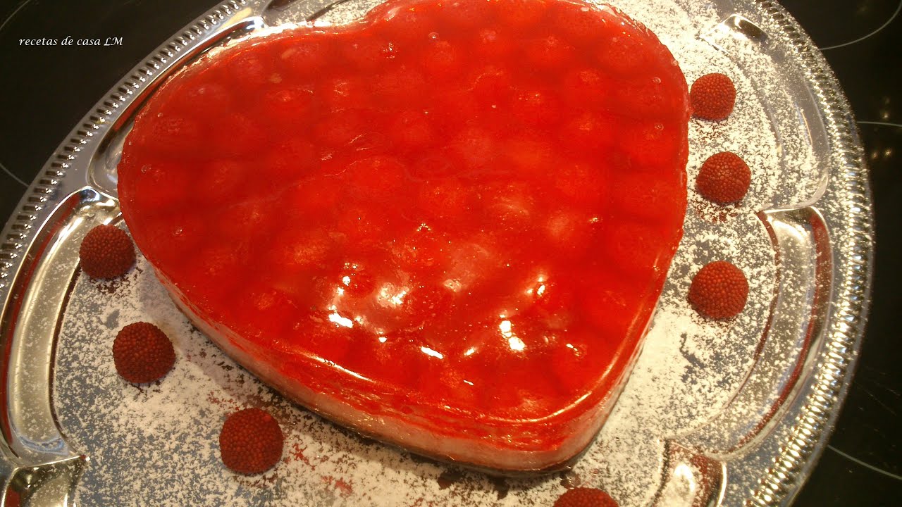 tartas de corazon para san valentin