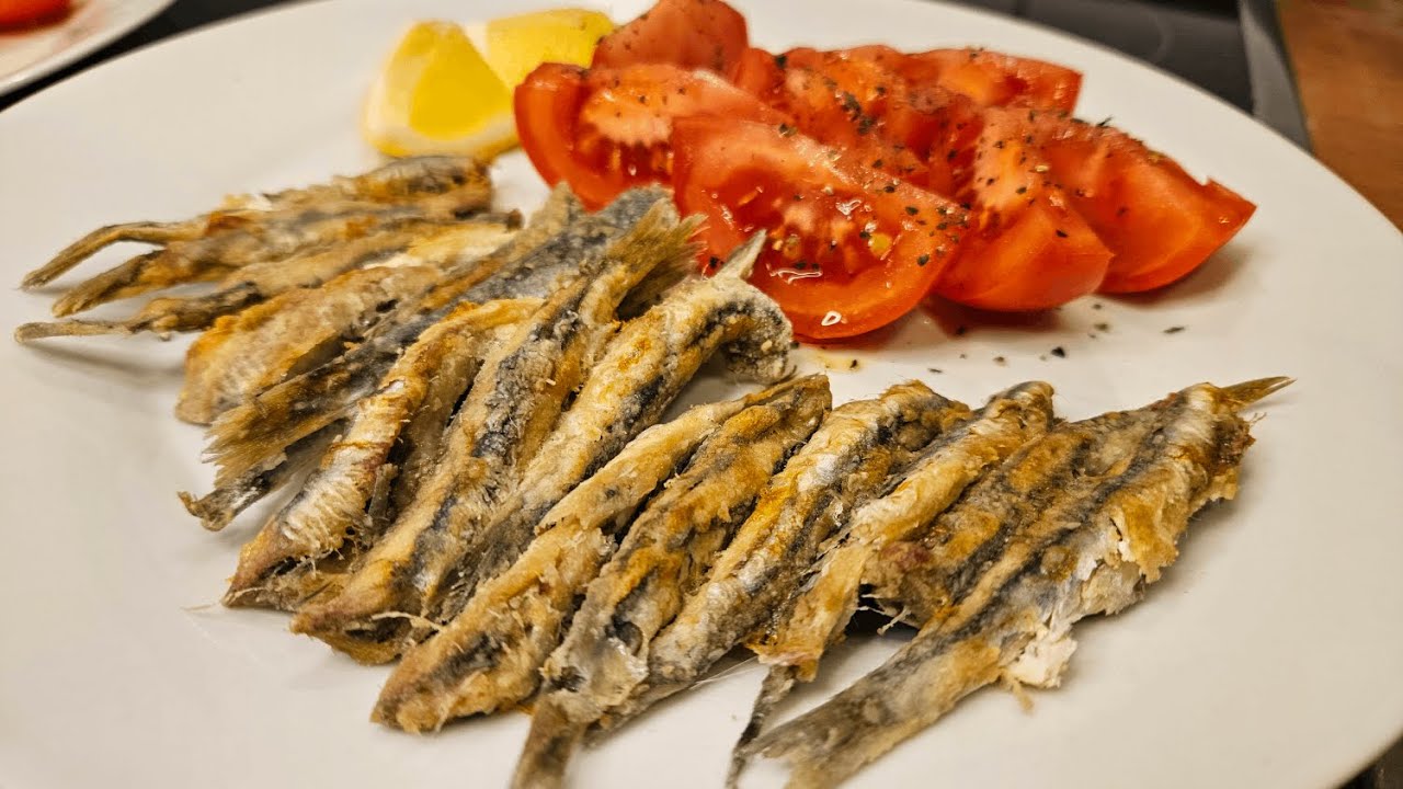 boquerones fritos en freidora de aire