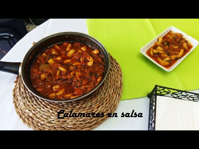 calamares en salsa receta dela abuela