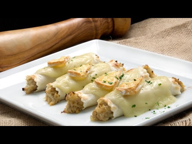 canelones de pollo y paté arguiñano