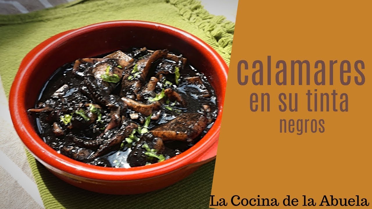 chipirones en su tinta receta dela abuela