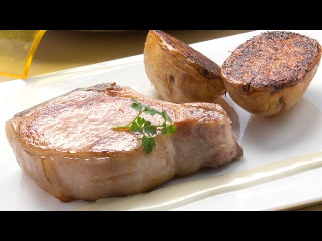chuletas de cerdo al horno arguiñano