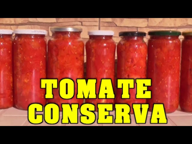 como se hace el tomate en conserva