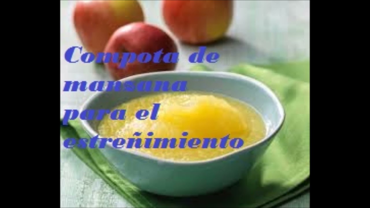 compota de manzana y ciruelas para el estreñimiento