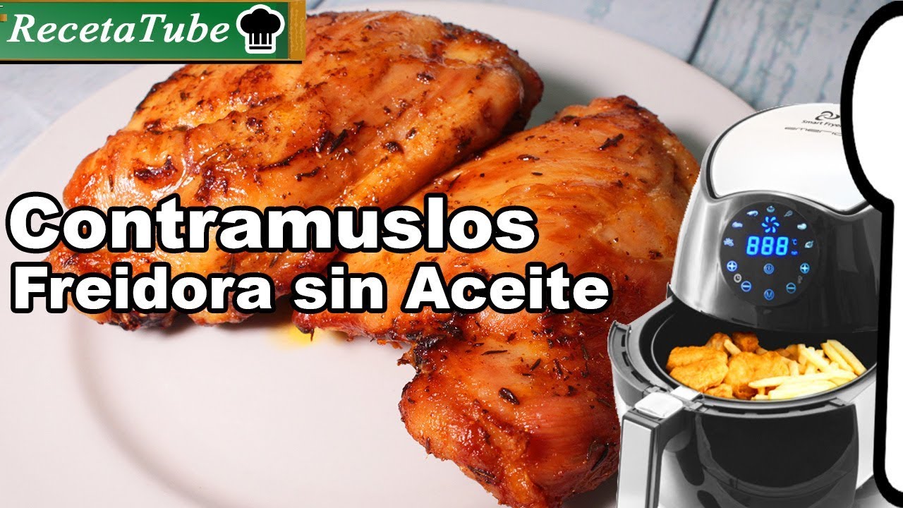 contramuslos de pollo en freidora sin aceite