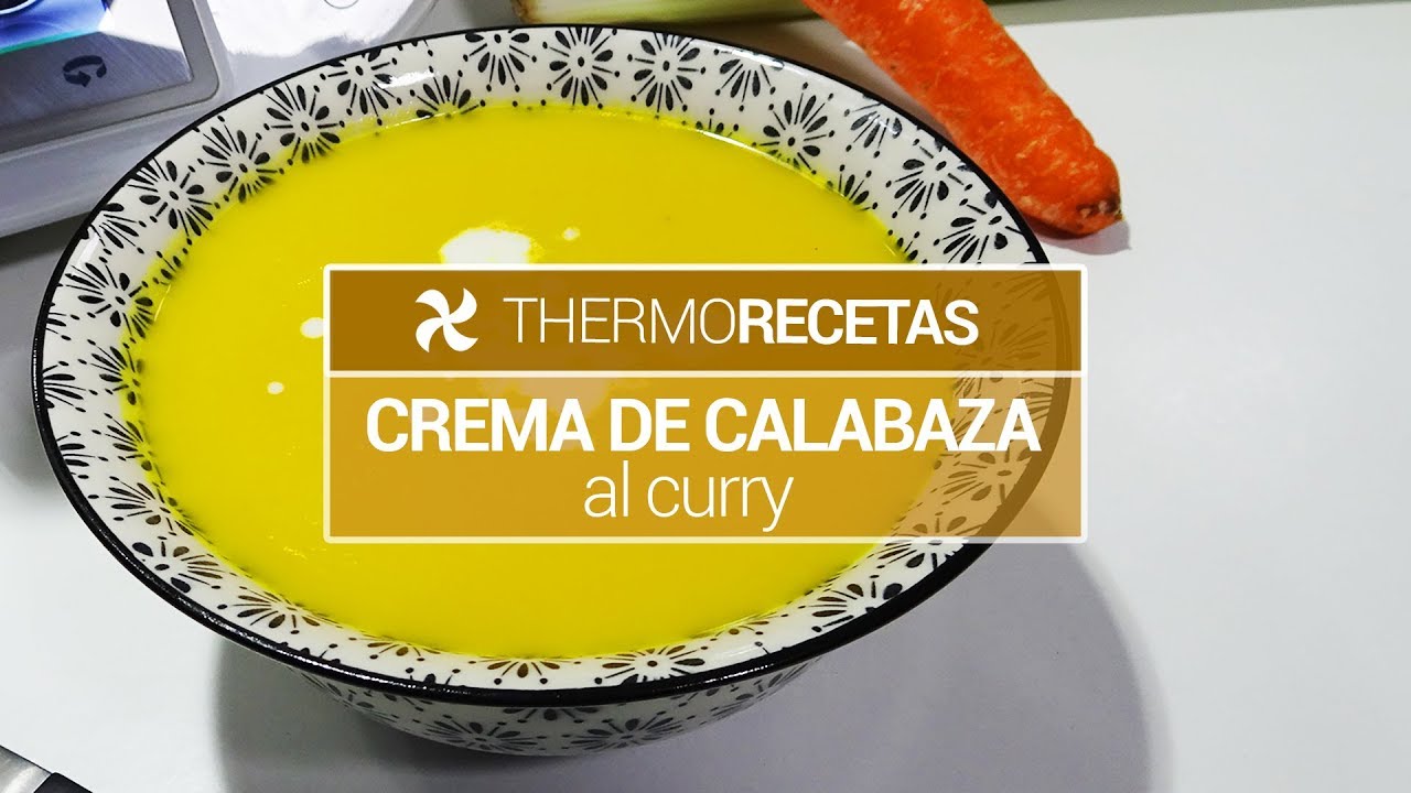 crema de calabaza al curry monsieur cuisine