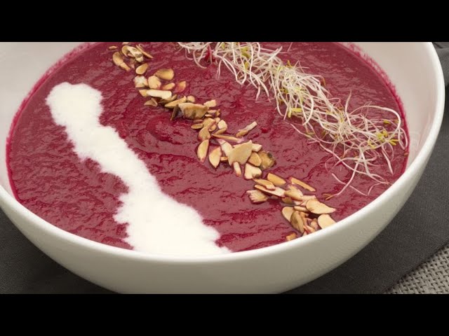 crema de remolacha y manzana arguiñano