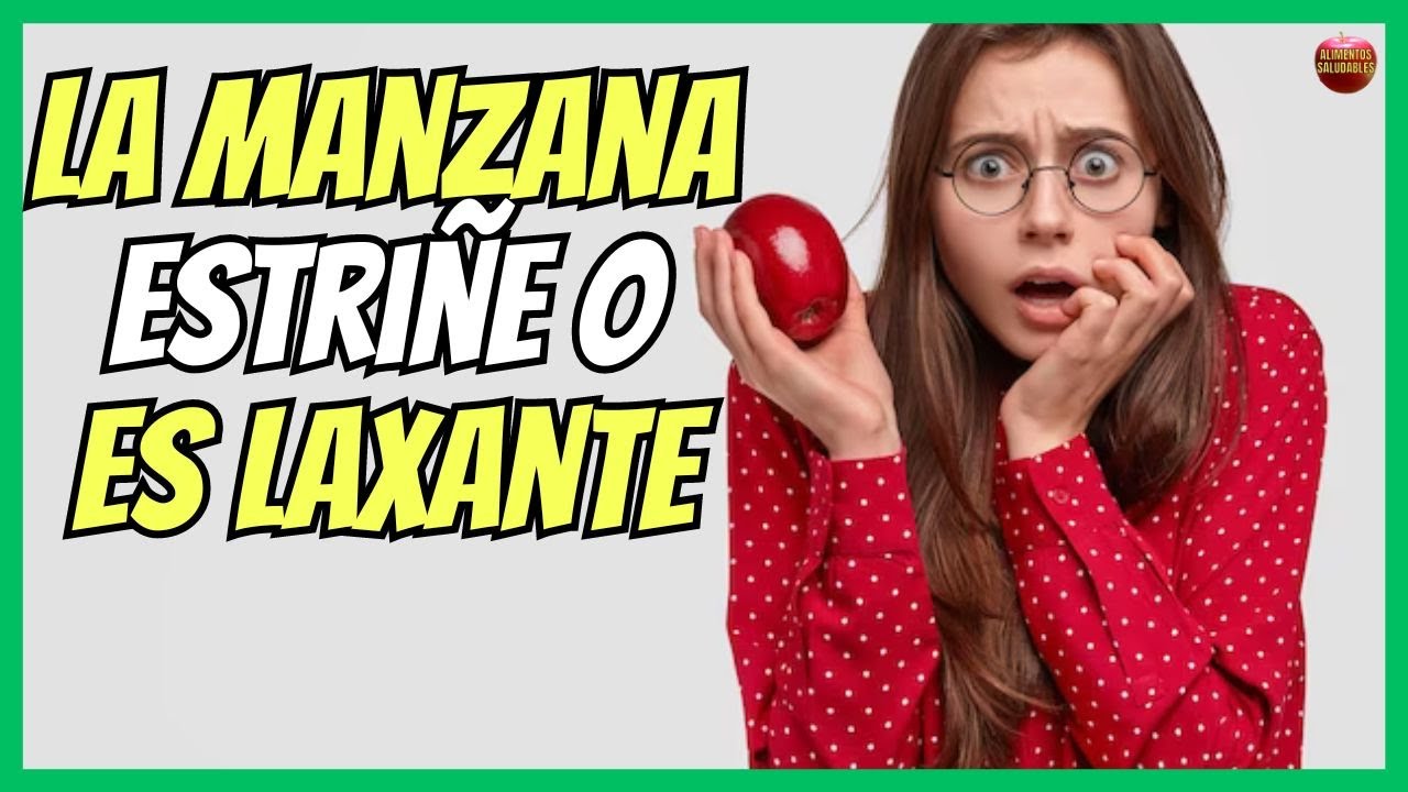 es buena la compota de manzana para el estreñimiento