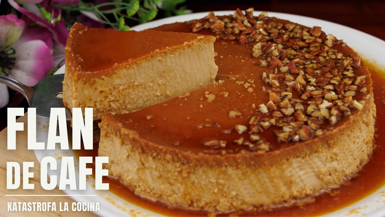 flan de café facilísimo sin horno