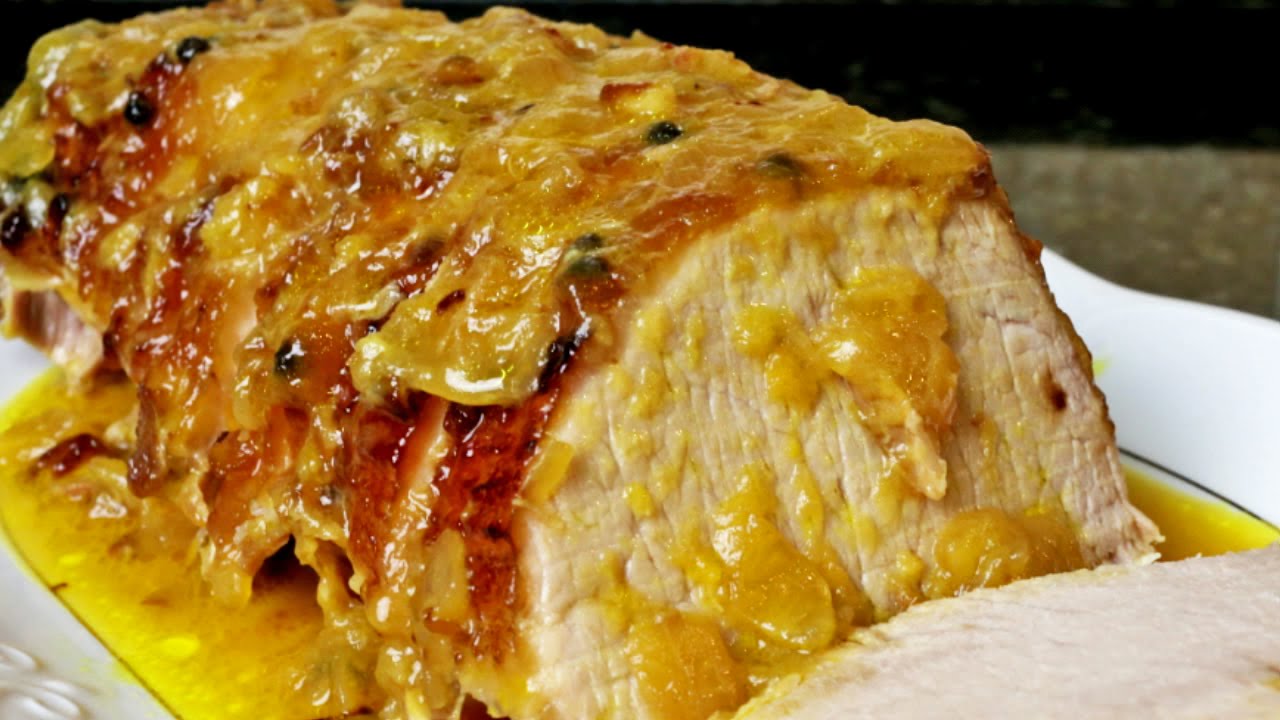 lomo a la naranja al horno