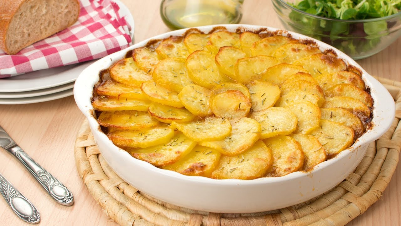 patatas con carne picada y queso